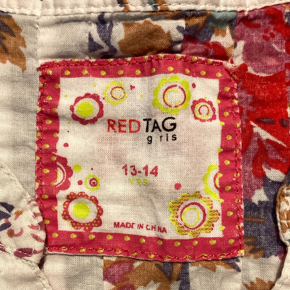 Floral Women's Top - Red and Purple - Picture 2 of 12